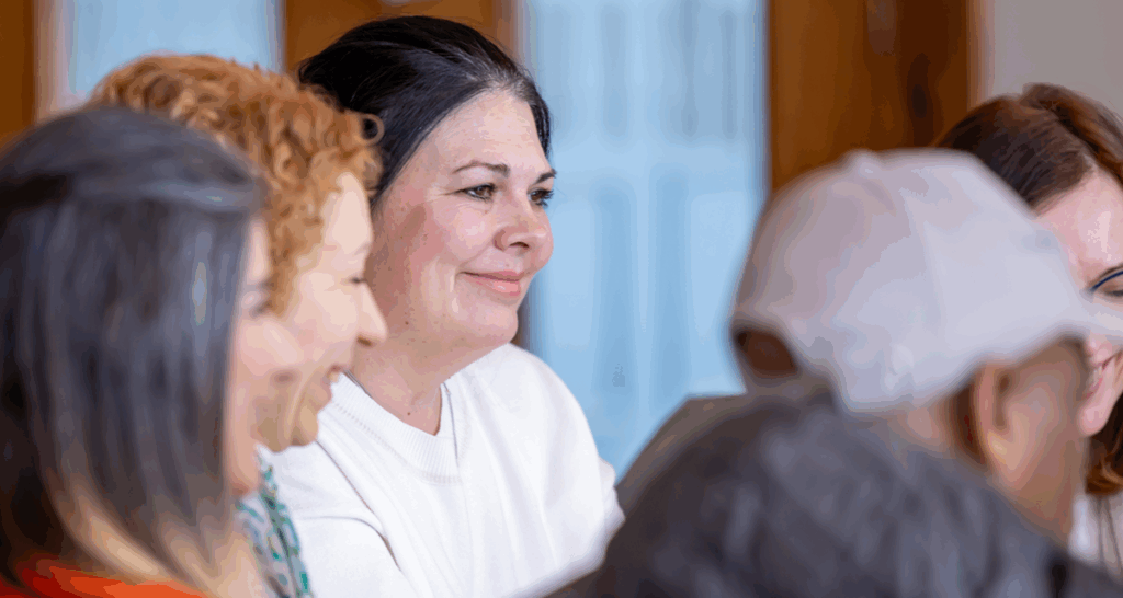 Adult Learners at a round table discussion at an AONTAS Learner Forum