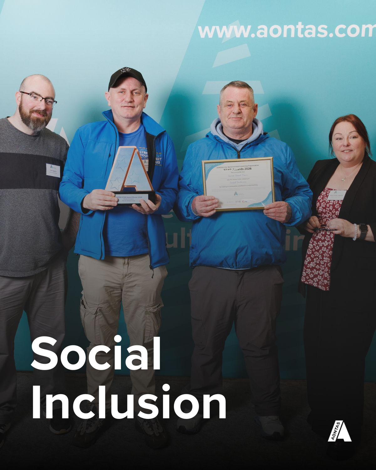 Sponsored by Open College Network Northern Ireland, this category is open to adult learning initiatives that support all participants to effectively engage with their local community and contribute to social and cultural life, examples may include initiatives that provide participants with access to information and communication technologies.